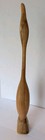 Vintage Mid Century Modern Teak Wood Bird Sculpture Crane Egret Danish Mcm 16   