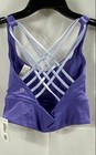 Lululemon Women s Nwt Free To Be Wild Strappy Back Sports Bra Purple Blue Sz 4