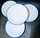 Corelle Cobalt Circles 16pc Dinnerware Set Euc