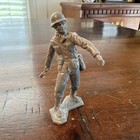 Vintage Louis Marx Toy Soldiers Lot Of 3 Wwii Infantry  2 5    German Figures Read
