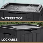  30 Galones Para Interiores Y Exteriores  Caja De Almacenamiento Impermeable
