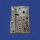 Antique Norwich Cast Iron Rim Door Lock Pat Sept 20 1870 Jan 12 1864 No Key