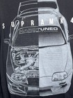 Hard Tuned Black Supra Mk4 Split Tee Size S Dual Sided Racing Tuning Street