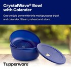 Tupperware Crystalwave 16 Cup Round  With Colander New