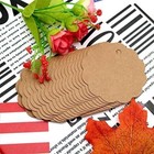 G2plus 100pcs Craft Scalloped Paper Gift Tags With Natural Jute Twines  2 36   