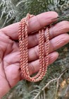 24 Inch Pure Copper Thick Rope Chain Necklace  Healing Copper Jewelry  Spiritual
