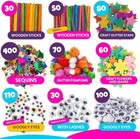 2000 pcs Craft Kits For Kids  Ages 4-9 Girl Boys Gifts Arts And Crafts For Ki   