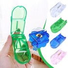 Pill Cutter Splitter Cut Half Storage Compartment Medicine Storage Box
