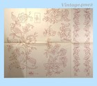 1960s Redline Embroidery Transfer Elegant Jacobean Crewel Motifs  Uncut Lot 9