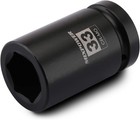 Mixpower 1 Inch Drive Deep Impact Socket  Cr-mo  33mm  6 Point  Radius 33mm 