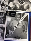 Abdullah The Butcher Signed Photo A Lot Promo 6 Vintage Wwc Wcw Nwa 