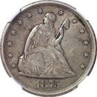 1875-cc 20c Twenty Cent Piece Ngc Xf-45
