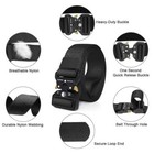 Men Casual Military Tactical Belt Army Metal Adjustable Quick Release Waistband