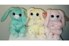 Ty Beanie Baby Boos Bellies - April  Spring   May 6  Easter Bunny Rabbits New