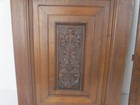 Pair Antique Hand Carved Oak Leafs Door Panels Architectural Salvaged Wow