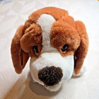 Vtg Russ Yomiko Beagle Brown White Puppy Dog Plush Toy Stuffed 13  259 8406