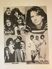 Ted Nugent 2 Sided 4 Page Centerfold Poster Kiss Alice Cooper Vg Rare