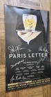 The Paris Letter Cast Signed Broadway Poster Windowcard Roundabout Theatre 
