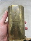 Ww1 German 37 Mm Trench Art Shell Souvenir Palestine 1917-1918  z789
