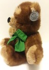 Vintage Htf Princess Soft Toy 16  Brown Teddy Bear Plush W green Bow