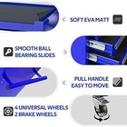 Tool Cart On Wheels 4 Drawers Rolling Tool Box Locked Drawers Storage Organizer