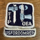 U s  Forces Dominican Republic Patch W Scarce Tab Fr My Collection Lot Q