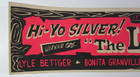 Lone Ranger 1956 Banner Poster - Clayton Moore Tonto Day-glo Western Ultra Rare 