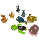 Mcdonald   s 2003 Finding Nemo Happy Meal Toys Lot Of 8 Disney Pixar New Sealed