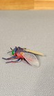 Vintage Insect Figure Lot Grasshopper Fly Dragonfly Finger Puppet