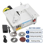 Mini Table Saw Mini Desktop Electric Saw Cutter Mini Desktop Saw Cutting Tool