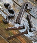 Vintage Railroad Hardware Lot     Spikes  Track Bolt  Rail Hook  Anchor     Found   