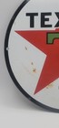 Vintage Texaco Rustic Porcelain Enameled Metal Sign