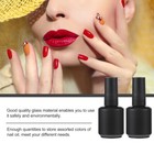 10pcs Empty Nail Varnish Bottle Vials Containers Brush Empty Nail Polish Bottles