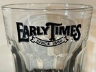 Early Times Bourbon Whiskey Octagon-base Rocks Glass - Libbey  3 7 8  Tall