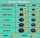 1075 Pcs Faucet Washers   O-rings Kit   Plumbing Gasket  37 Size