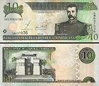 Dominican Republic  10 Pesos Oro 2002  Unc  5 Pcs Lot  Consecutive  P-168b