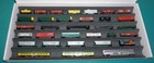 Lot Of 32 N Scale Freight   Passenger Cars Mostly Atlas Micro Trains Con-cor Etc