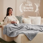 Bare Home Microplush Fleece Blanket - Lightweight   Ultra Soft