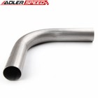 2 5  2-1 2 Inch Od 90 Degree Elbow 409 Stainless Steel Exhaust Mandrel Bend Pipe