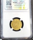 1868 Philippines Gold 4 Pesos Queen Isabella Ii Ngc Au 53 Rare Low Mintage