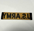 Us Army Tape Black And Gold Early Vietnam Era Type Patch Us Army C1066