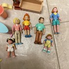 Vintage Large Little Tikes Dollhouse Furniture Figurines Lot   Playskool