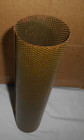 Vintage Mid Century Modern 11  Swag Lamp Hanging Light Diffuser Metal Tube Mesh
