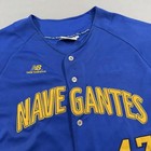 Navegantes Del Magallanes Baseball Jersey Mens Large Blue 47 New Balance Lvbp