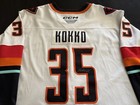 Nikke Kokko 2024-25 Game Used Autographed Coachella Valley Firebirds Jersey