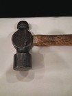 Vtg Fulton Foundry Ball Peen  Hammer  9inch Wood Handle  3 5in  Head  Good Cond
