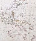 1804 Reinecke Large Antique Map Of Australia  New Zealand   Pacific - Ulimaroa