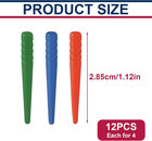 12 Pcs Cribbage Board Pegs Plastic Cribbage Pegs Fit 1 8 Holes Traditional Board