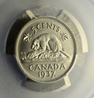 1937 Matte Five Cents 5   Pcgs Sp-66 - Very Nice Coin