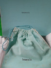 Tiffany   Co  8  Sterling Silver Plate W  Bag   Box   Avon 25 Yr  Service Award